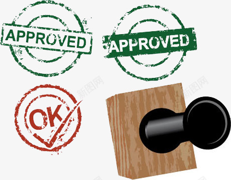 approvedok印章png免抠素材_88icon https://88icon.com approved ok 免费 印章