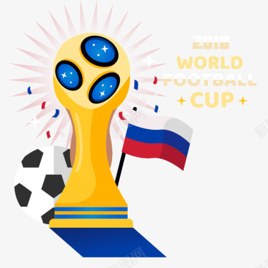 双色足球图标足球世界杯奖杯图标图标