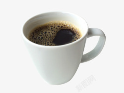 香浓冲泡黑咖啡素材