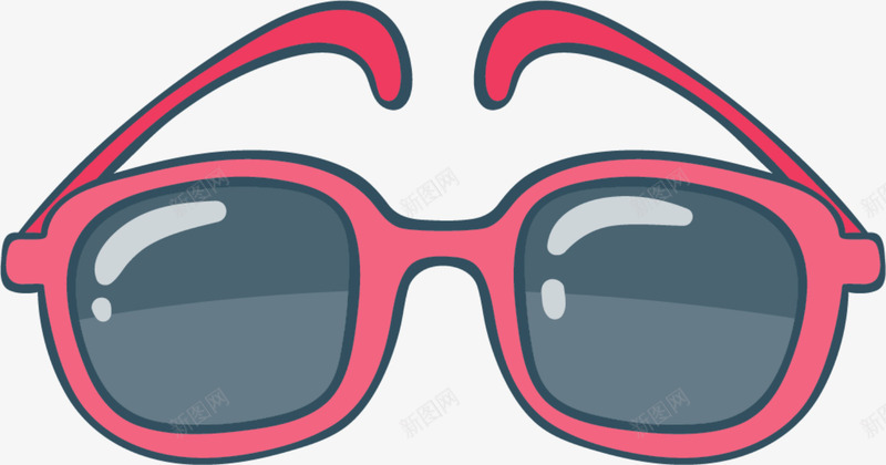 夏天气息时尚墨镜png免抠素材_88icon https://88icon.com 一副墨镜 夏天气息 时尚墨镜 简约墨镜 红色墨镜 遮阳墨镜