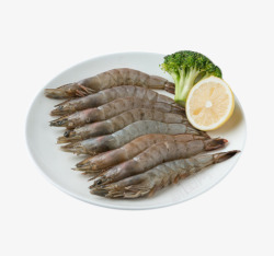 深海大虾日料烧烤冻虾素材