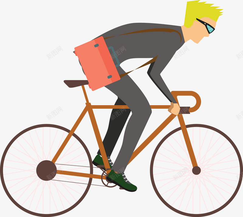 扁平化骑自行车的男孩png免抠素材_88icon https://88icon.com 单车 卡通人 卡通骑车的人 矢量骑车的人 背包 自行车 骑自行车 骑车 骑车人