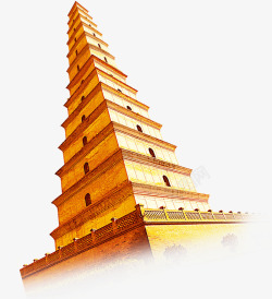中国风大雁塔装饰素材