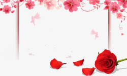 女生节玫瑰淘宝天猫背景高清图片
