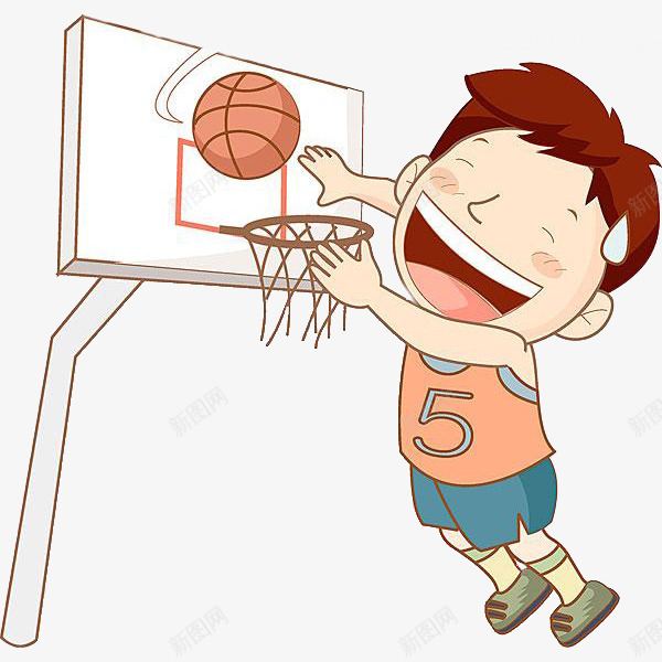 投篮的男孩png免抠素材_88icon https://88icon.com 卡通 可爱的 手绘 男孩 简笔 篮板 篮球 篮球队 篮筐