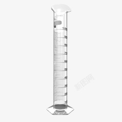 刻度尺透明实验器材实验杯素材