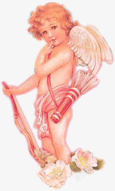 粉色丘比特素材