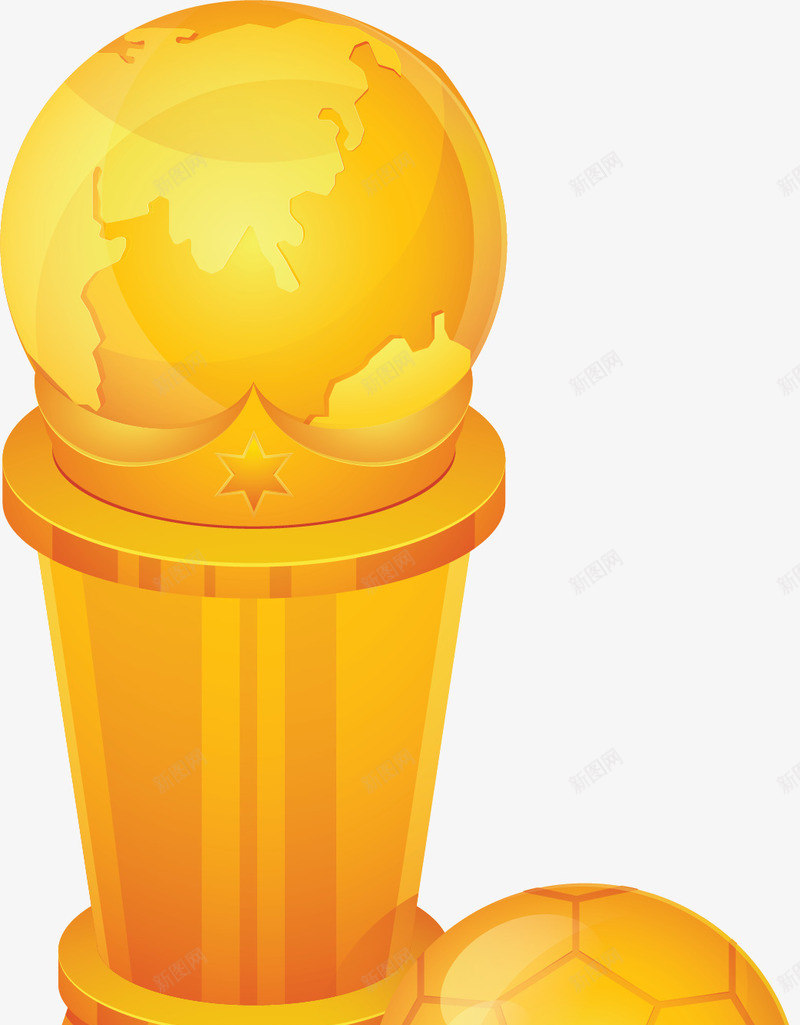 世界杯金色大力神杯矢量图ai免抠素材_88icon https://88icon.com 2018世界杯 世界杯 俄罗斯世界杯 大力神杯 矢量png 金色奖杯 矢量图