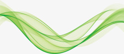 绿色花纹曲线动感线条高清图片