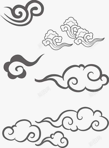 多款黑色祥云剪影线稿png免抠素材_88icon https://88icon.com 云纹 写真在线 古风云彩云朵 吉祥云png 国朝风 如意纹 手绘祥云 曲线云纹 祥云剪影线稿 祥云背光 简约云纹 黑色灰色云朵png素材