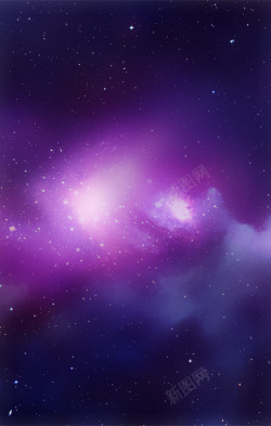 紫色星空背景素材
