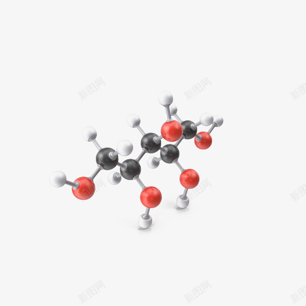 木糖醇分子png免抠素材_88icon https://88icon.com 分子 木糖醇 生化医疗 生物化学 结构
