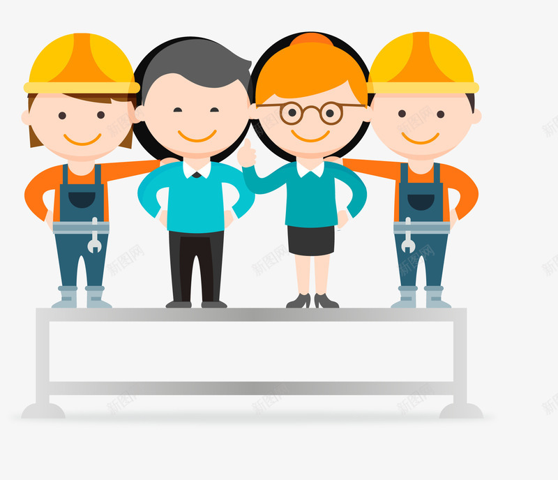 卡通五一劳动节职业人员psd源png免抠素材_88icon https://88icon.com 五一节 劳动工人 劳动节装饰 卡通五一劳动节职业人员psd源文件免费下载 工人 工人形象 扁平化工人 职业 装修工人