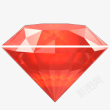 红色钻石png免抠素材_88icon https://88icon.com 红色 钻石