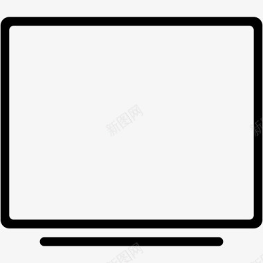 电脑类桌面显示监控屏幕电视电视图标图标