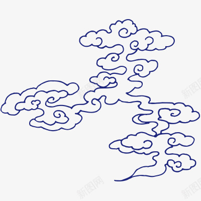 古风装饰png免抠素材_88icon https://88icon.com 中国风花边纹样云纹