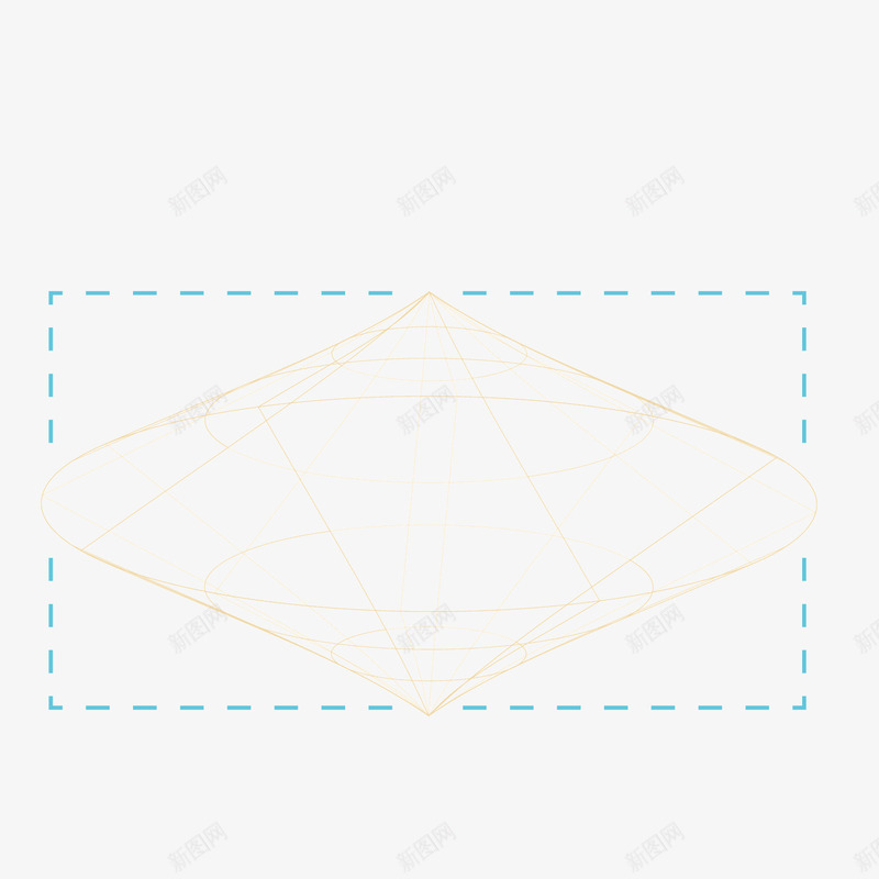 黄色钻石矢量图ai免抠素材_88icon https://88icon.com 素材 线稿 财富 钻石 矢量图