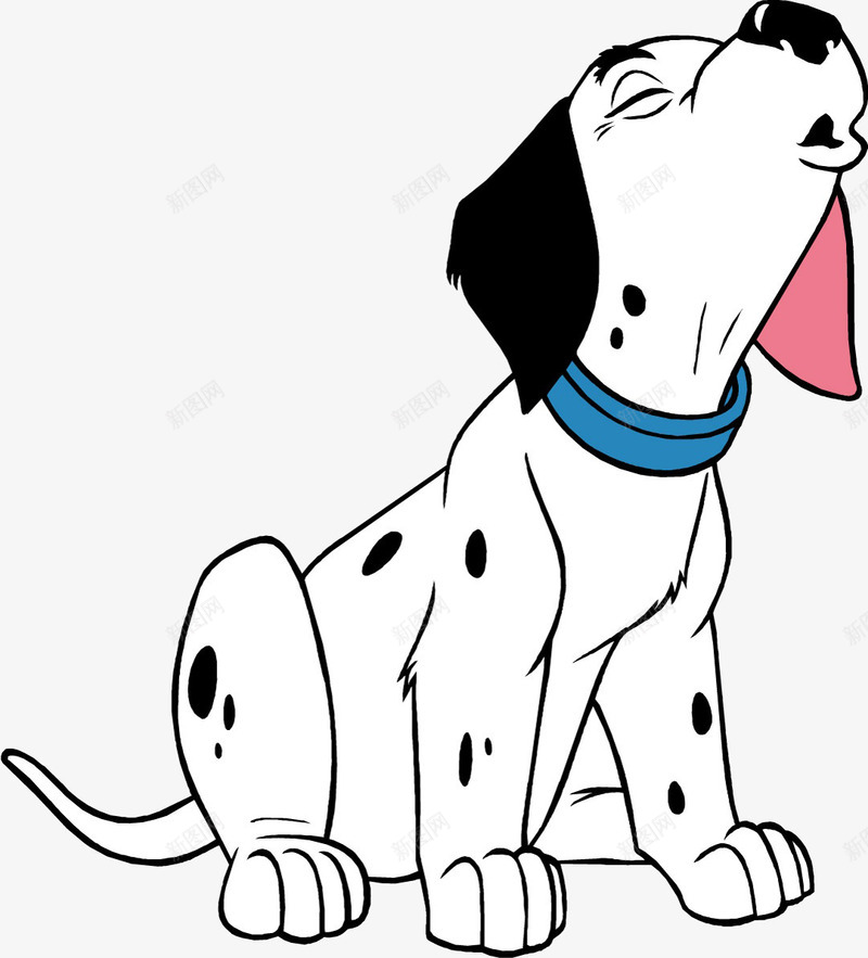 犬狗png免抠素材_88icon https://88icon.com 动物 卡通图案 卡通狗图片 卡通狗图片素材 填色练习 手绘 斑点狗 斑点狗图案 犬 狗图案 黑白 黑白斑点狗