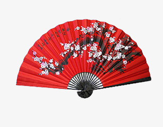 古典图片折扇图标中国风扇子图标