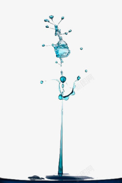 手机个性个性水滴分子模型高清图片