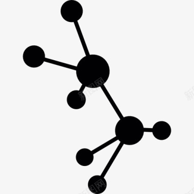 公司结构分子键图标图标