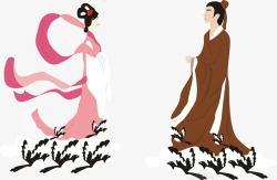 七夕牛郎与织女的素材