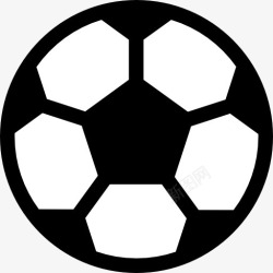 运动队足球图标高清图片