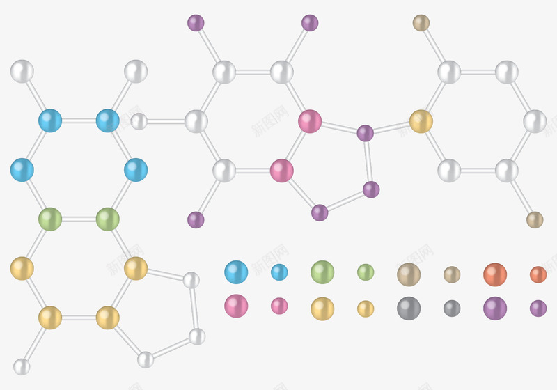 化学结构式png免抠素材_88icon https://88icon.com 分子原子 化学 医疗医学 生命科学 生物科学 结构式 苯环