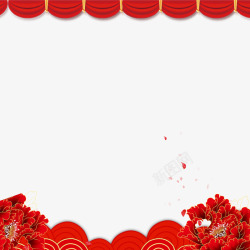 红色幕布背景中国风高清图片
