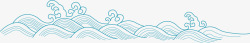 波浪花纹背景古典水纹高清图片
