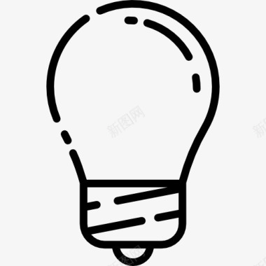 灯泡矢量素材电灯泡图标图标