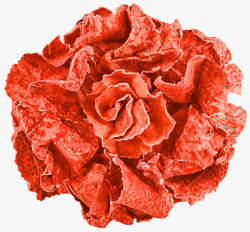 粉色纸质杜鹃花素材