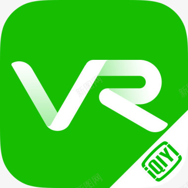 致爱绿色爱奇艺VR视频图标图标