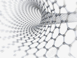 蜘蛛网背景六角形科技分子结构高清图片