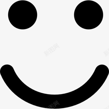 表情符号微笑的表情的方脸图标图标