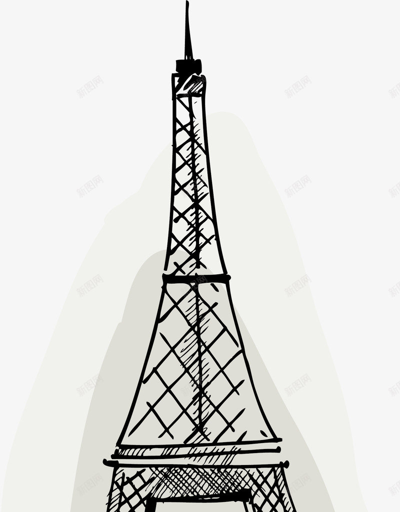 手绘巴黎埃菲尔铁塔元素png免抠素材_88icon https://88icon.com 凯旋门 卢浮宫 埃菲尔铁塔 巴黎 手绘 法国 红葡萄酒 美女 蒙娜丽莎