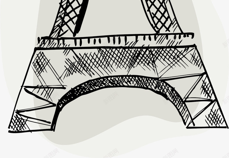 手绘巴黎埃菲尔铁塔元素png免抠素材_88icon https://88icon.com 凯旋门 卢浮宫 埃菲尔铁塔 巴黎 手绘 法国 红葡萄酒 美女 蒙娜丽莎