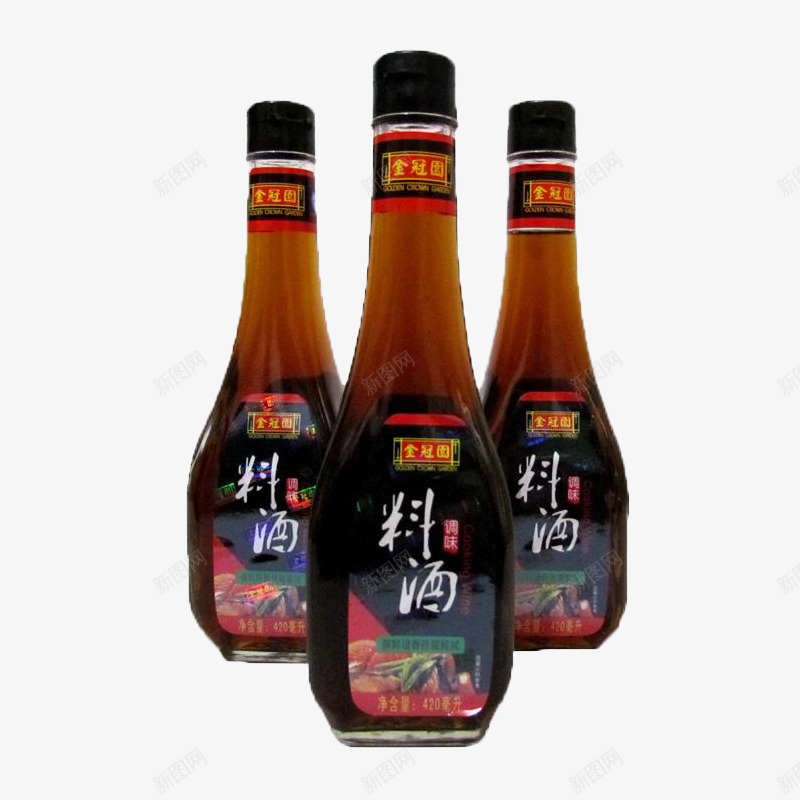 瓶装料酒420mlpng免抠素材_88icon https://88icon.com 420ml 料酒 煮菜调味 瓶装料酒 调料