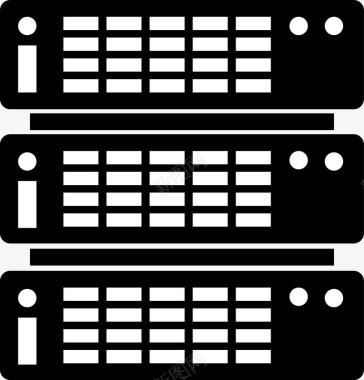 机房机器数据交换器图标图标