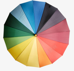 太阳伞俯视图彩色雨伞高清图片