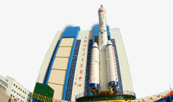 中国卫星发射中心神舟飞船素材