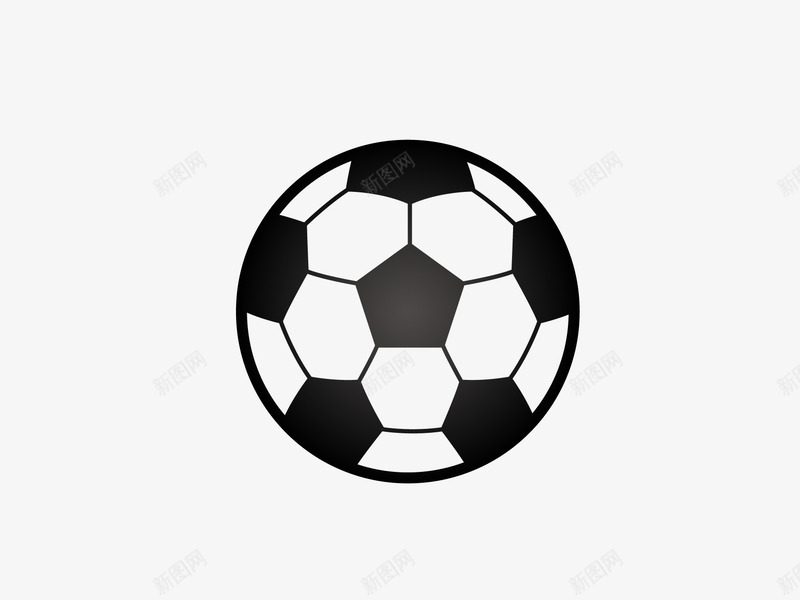 卡通黑白足球矢量图ai免抠素材_88icon https://88icon.com 世界杯 卡通足球 大力神杯 矢量足球 踢足球 踢足球的运动员 黑白足球 矢量图