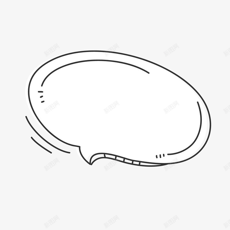 白色语言气泡文案背景png免抠素材_88icon https://88icon.com 卡通语言气泡 对话框 文案背景 白色语言气泡