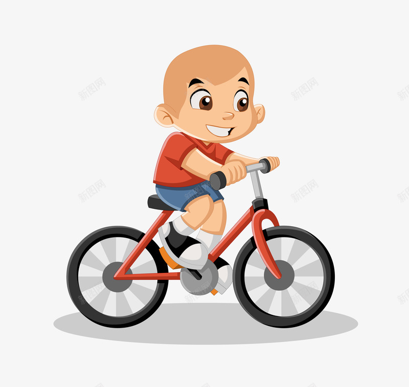 男孩骑车动画矢量图eps免抠素材_88icon https://88icon.com 加载动画 动画 男孩 矢量图片 自行车 矢量图