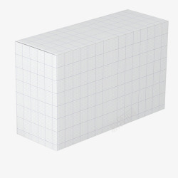 方形格子纸盒盒型素材