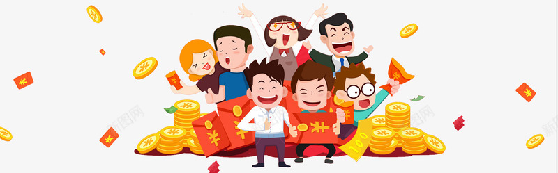 发钱那金币红包漂浮png免抠素材_88icon https://88icon.com 发钱 漂浮 红包 金币