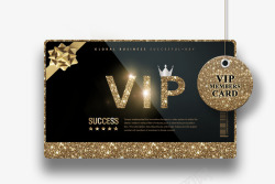 高档VIP背景黑色vip高档卡片装饰图案高清图片