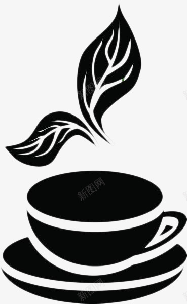 手绘黑色茶叶茶杯png免抠素材_88icon https://88icon.com 一碗茶 冒热气的茶 奶茶 杯子 热气 茶 茶叶 茶杯 饮料 黑色手绘