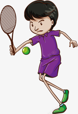 小学女生网球公开赛素材