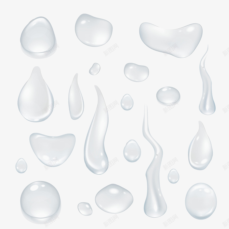 透明的水滴水珠png免抠素材_88icon https://88icon.com 水滴 水珠 素材 透明